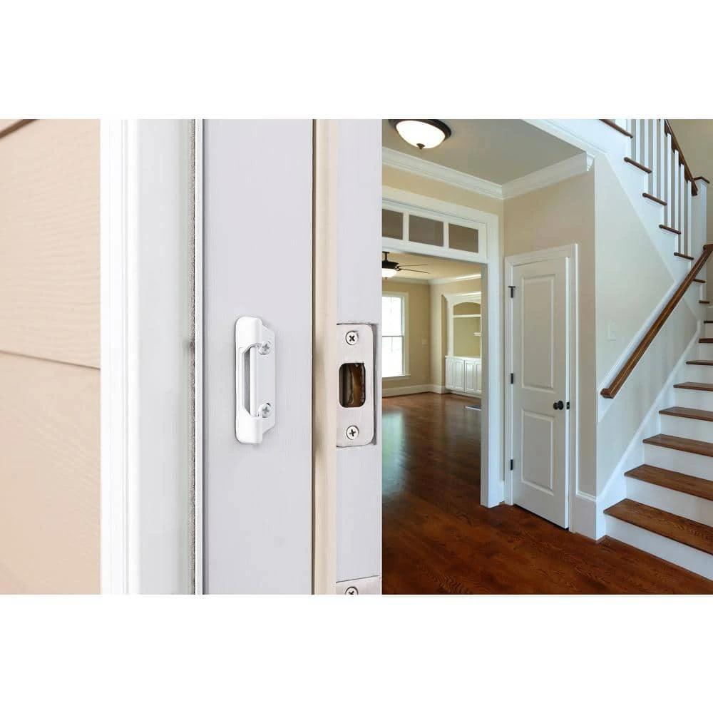 Wright Products White Strike Plate 5 Wright Products White Strike Plate - Image 3