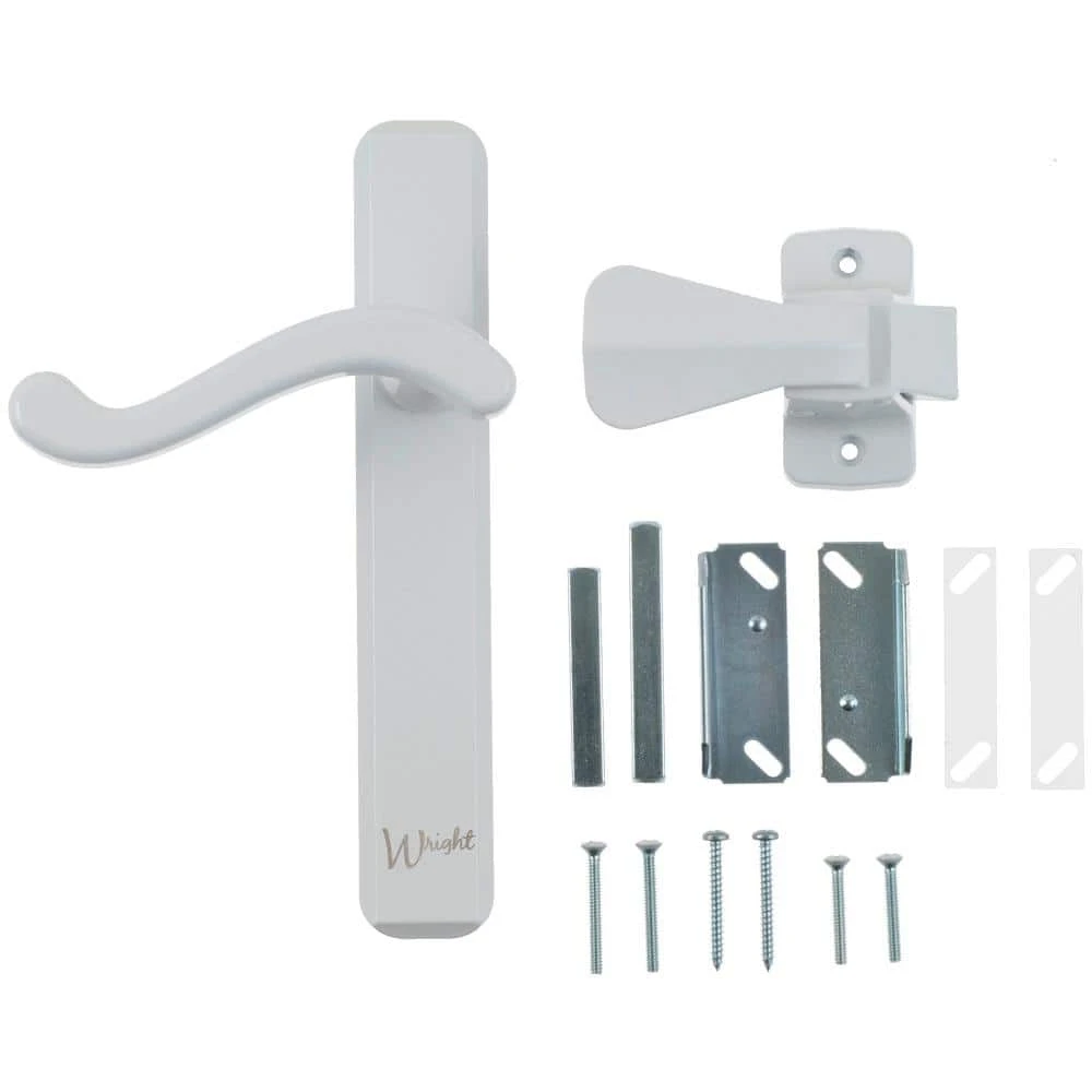 Wright Products Bayfield White Surface Latch 5 Wright Products Bayfield White Surface Latch - Image 3