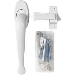 Wright Products Villa White Pull Handle Latch