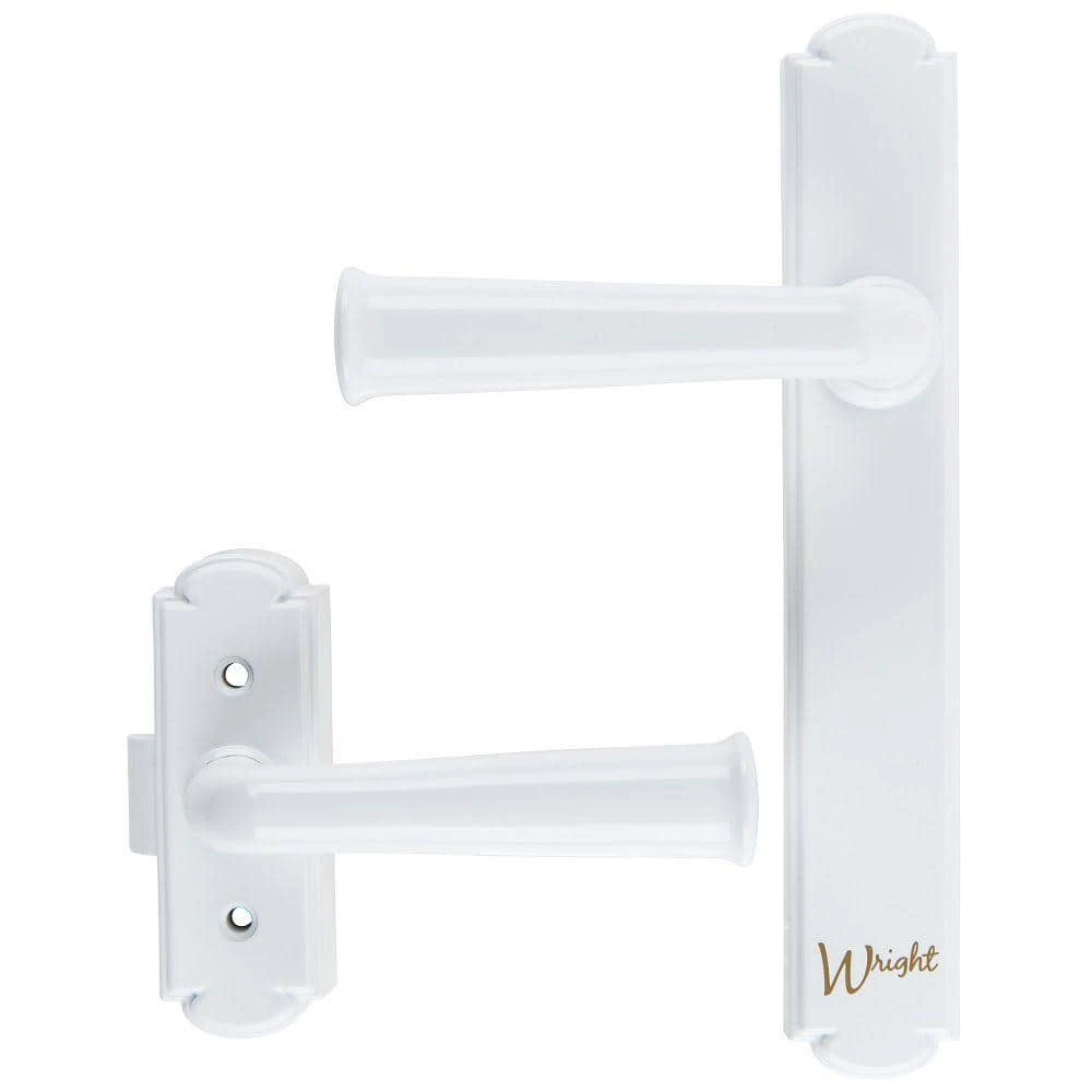 Wright Products Washburn White Surface Latch 3 Wright Products Washburn White Surface Latch