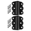 Wright Products 2-3/4 in. Black Self-Closing Hinge Set (1-Pair) -Cheap The Cabinet Supply Store wright products door hinges v221bl 64 1000