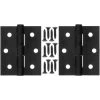 Wright Products 3 in. x 2.5 in. Steel and Black Hinge (1-Pair) -Cheap The Cabinet Supply Store wright products door hinges v35bl 64 1000