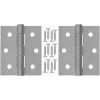 Wright Products 3 in. x 2.5 in. Galvanized Steel Hinge (1-Pair) -Cheap The Cabinet Supply Store wright products door hinges v35gal 64 1000