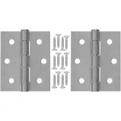 Wright Products 3 in. x 2.5 in. Galvanized Steel Hinge (1-Pair)