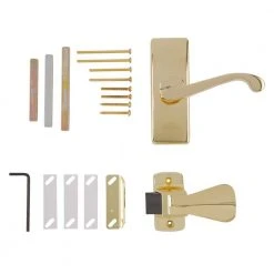 Wright Products Brass Georgian Surface Mount Latch