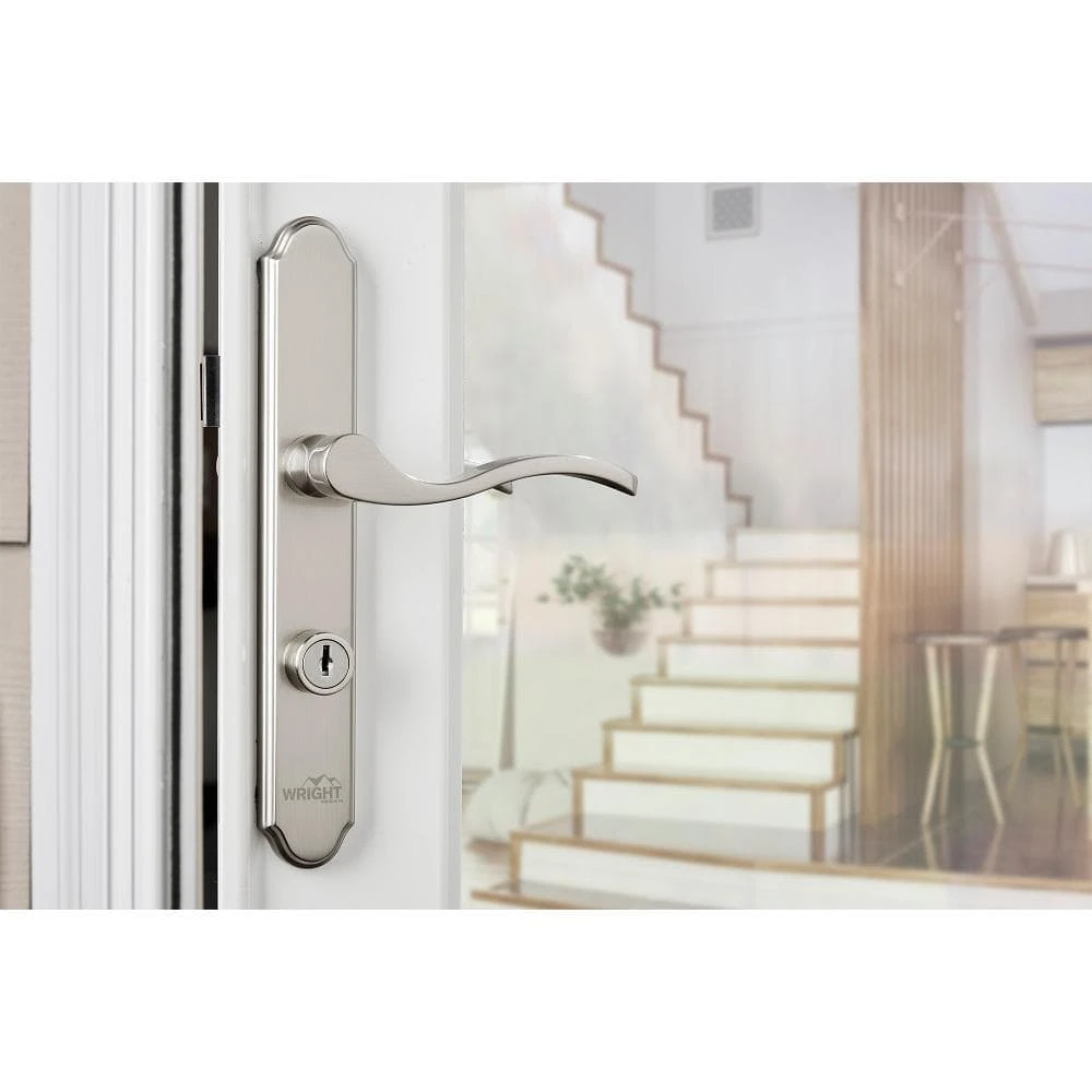 Wright Products Satin Nickel Serenade Mortise Set Door Latch 8 Wright Products Satin Nickel Serenade Mortise Set Door Latch - Image 7