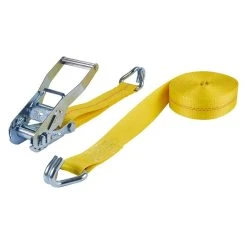 Keeper 2 in. x 30 ft. 3333 lbs. Double J Hook Ratchet Tie Down Strap -Cheap The Cabinet Supply Store yellows golds keeper ratchet straps 04630 4f 1000