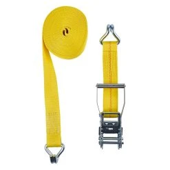 Keeper 2 in. x 30 ft. 3333 lbs. Double J Hook Ratchet Tie Down Strap -Cheap The Cabinet Supply Store yellows golds keeper ratchet straps 04630 c3 1000