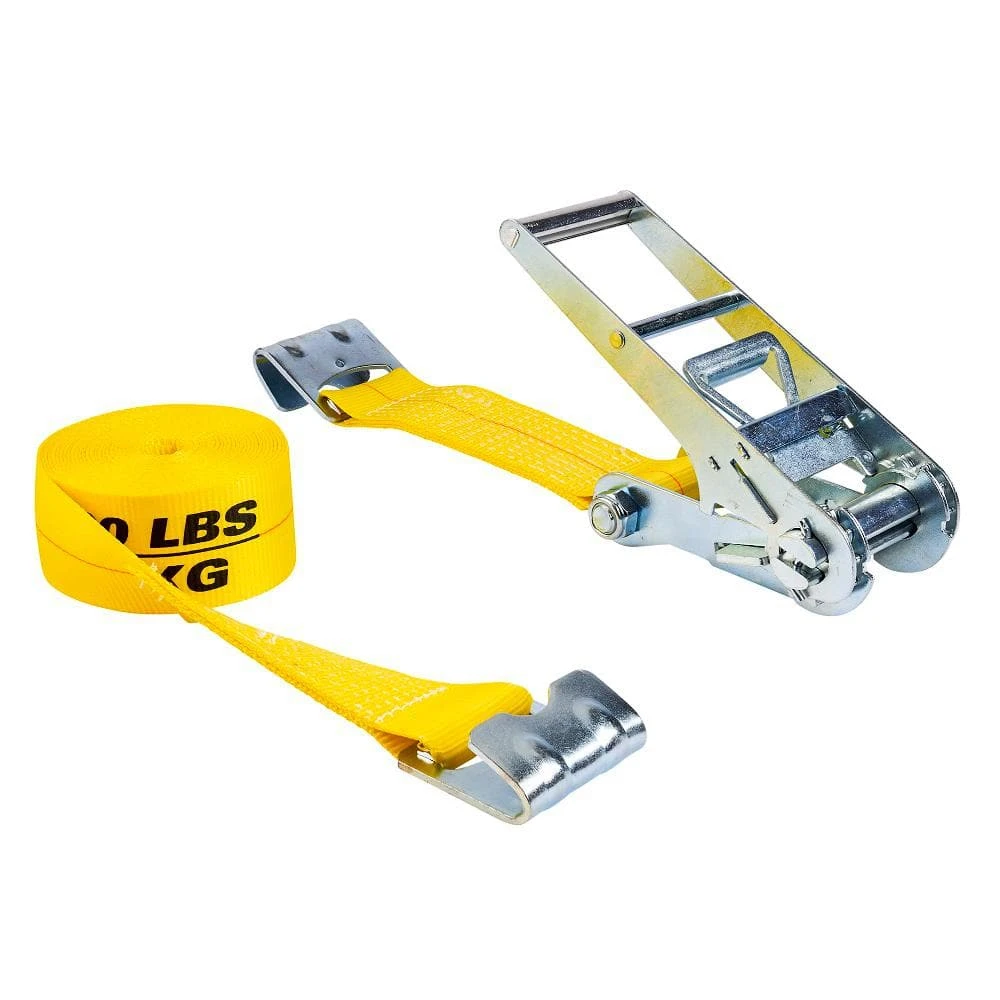 Keeper 3 in. x 27 ft. 5000 lbs. Flat Hook Ratchet Tie Down Strap 6 Keeper 3 in. x 27 ft. 5000 lbs. Flat Hook Ratchet Tie Down Strap - Image 4