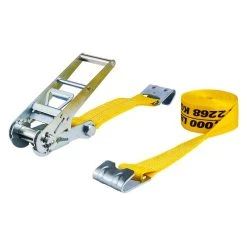 Keeper 3 in. x 27 ft. 5000 lbs. Flat Hook Ratchet Tie Down Strap 11 Keeper 3 in. x 27 ft. 5000 lbs. Flat Hook Ratchet Tie Down Strap -Cheap The Cabinet Supply Store yellows golds keeper ratchet straps 04637 4f 1000