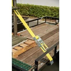 Keeper 3 in. x 27 ft. 5000 lbs. Flat Hook Ratchet Tie Down Strap 15 Keeper 3 in. x 27 ft. 5000 lbs. Flat Hook Ratchet Tie Down Strap -Cheap The Cabinet Supply Store yellows golds keeper ratchet straps 04637 76 1000
