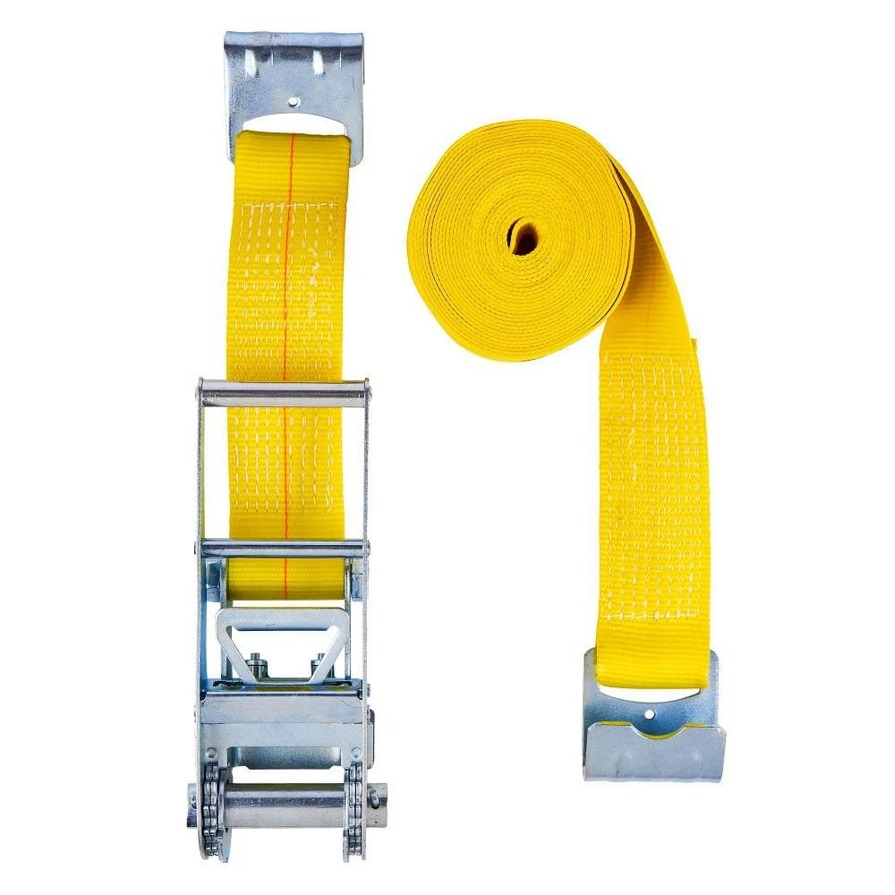 Keeper 3 in. x 27 ft. 5000 lbs. Flat Hook Ratchet Tie Down Strap 4 Keeper 3 in. x 27 ft. 5000 lbs. Flat Hook Ratchet Tie Down Strap - Image 2