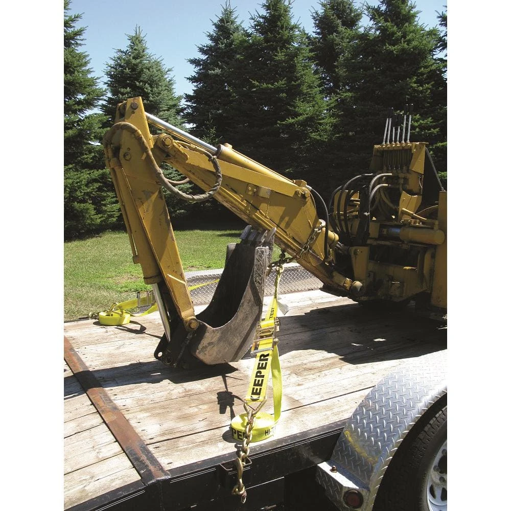Keeper 3 in. x 30 ft. 5000 lbs. Chain End Ratchet Tie Down Strap 4 Keeper 3 in. x 30 ft. 5000 lbs. Chain End Ratchet Tie Down Strap - Image 2