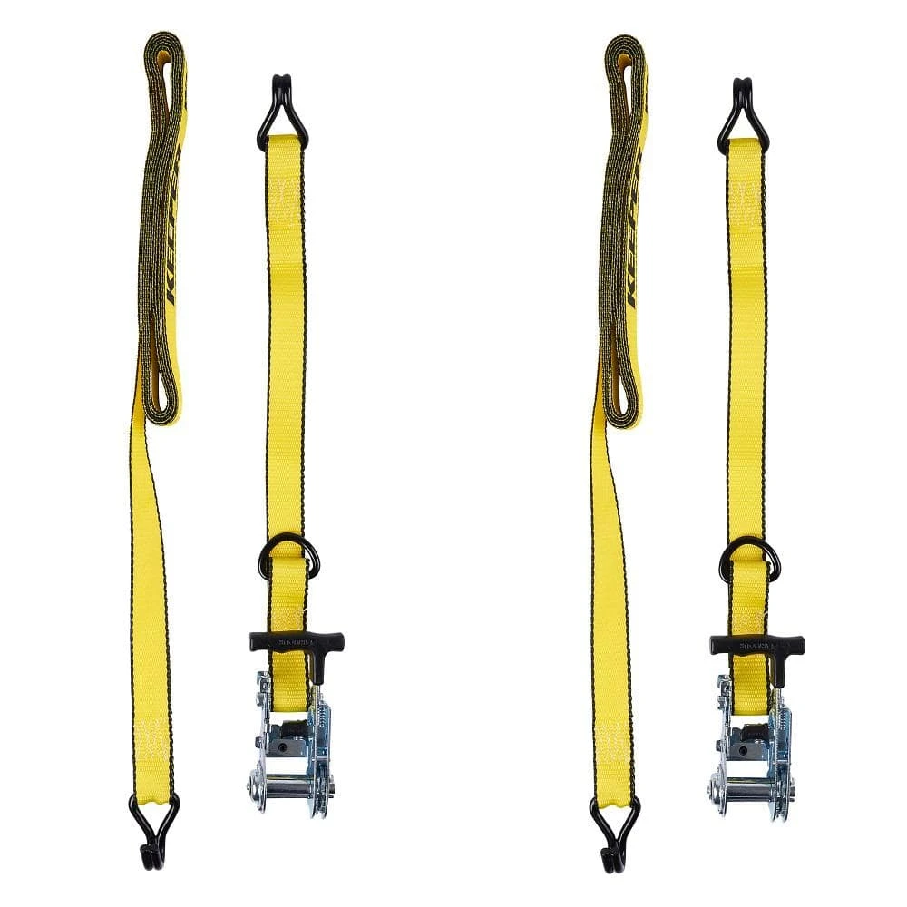 Keeper 1.25 in. x 14 ft. 1000 lbs. Side Loading Ratchet Tie Down Strap (2 Pack) 8 Keeper 1.25 in. x 14 ft. 1000 lbs. Side Loading Ratchet Tie Down Strap (2 Pack) - Image 6